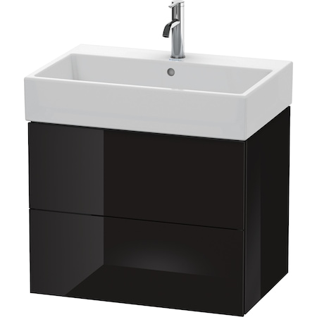 Duravit L-Cube Two Drawer Wall-Mount Vanity Unit White LC627508585
